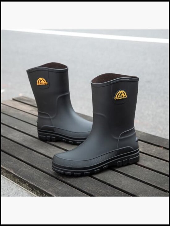 Waterproof Mid Calf Rain Boots Lightweight Breathable Slip Resistant Outdoor main image 6